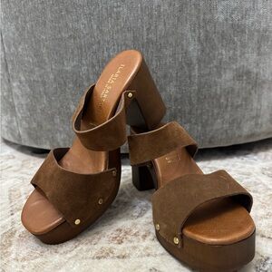 Ilaria Sartori Brown Women's Platform Sandals